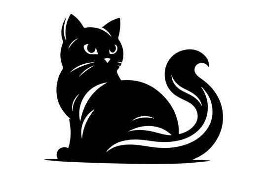 Outline:Mhvizcbs4sm= Cat Silhouette