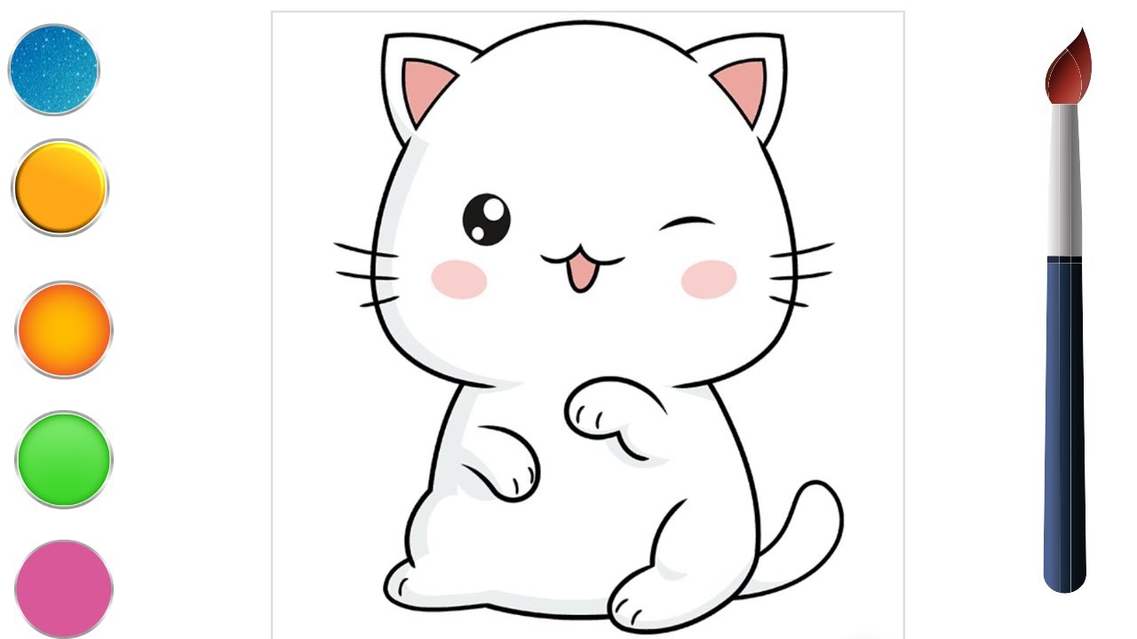 Kawaii:Wbydx1ksjnw= Cat Drawing