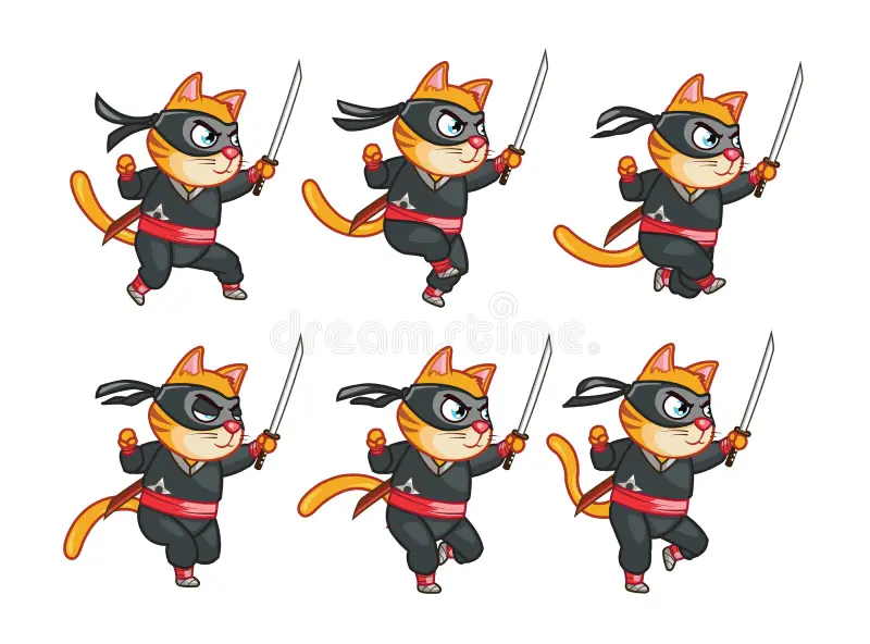 Drawing:Ea_Pacffdau= Cat Ninja