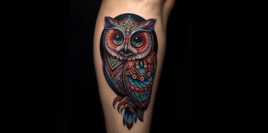 Forearm:X3rc5knwgwg= Owl Tattoo